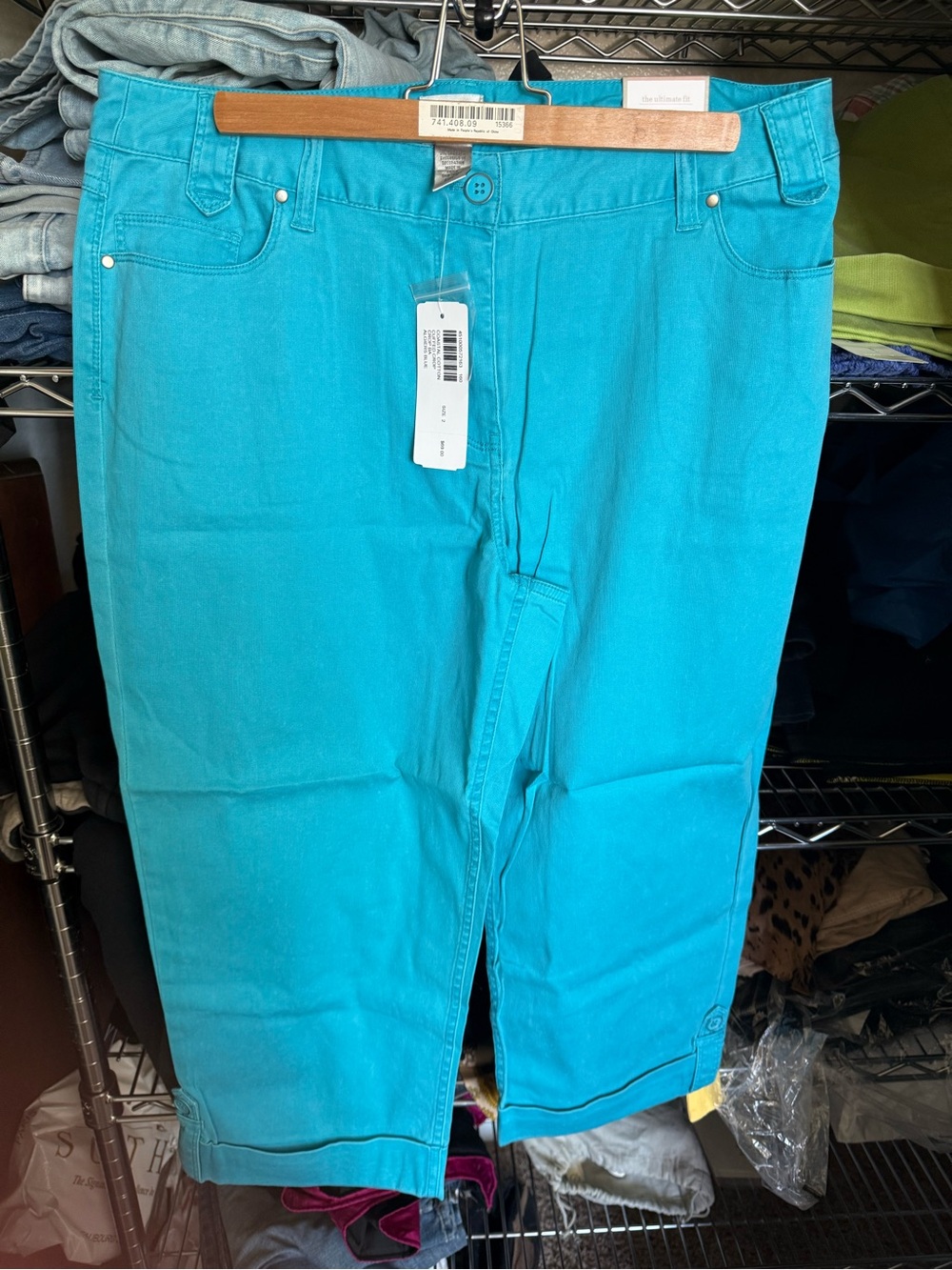 Chico's Turquoise Capris